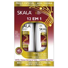 KIT SHAMPOO + CONDICIONADOR SKALA 12 EM 1 325/200ML