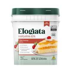 MARGARINA 80% LIPIDIOS ELOGIATA 15KG