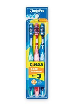 ESCOVA DENTAL JADE ONDA MACIA 819 CARTELA COM 3UN