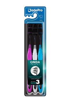 ESCOVA DENTAL JADE ONDA BLACK 832 CARTELA COM 3UN