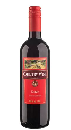 VINHO TINTO SUAVE COUNTRY WINE 750ML
