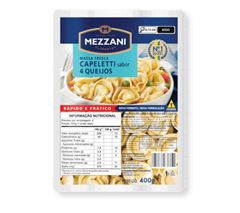 CAPELETTI 4 QUEIJOS MEZZANI 400G