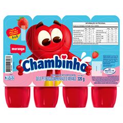 CHAMBINHO PETIT SUISSE MORANGO 320G
