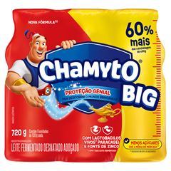 CHAMYTO LEITE FERMENTADO  BIG 720G (6X120G)