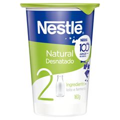 IOGURTE NATURAL NESTLE DESNATADO 160G