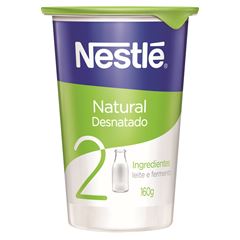 IOGURTE NATURAL NESTLE DESNATADO 160G