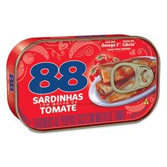 SARDINHAS COM MOLHO DE TOMATE 88 125G