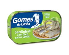 SARDINHAS COM LIMAO GOMES DA COSTA 125G