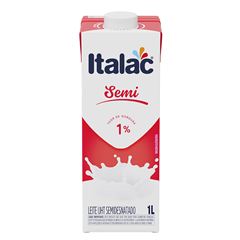 LEITE UHT SEMIDESNATADO ITALAC 1LT