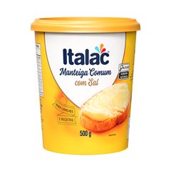 MANTEIGA COM SAL ITALAC 500G