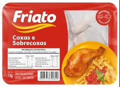 COXA E SOBRECOXA DE FRANGO FRIATO BANDEIJA 1KG