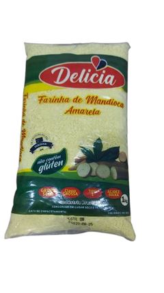 FARINHA DE MANDIOCA AMARELA DELICIA 1KG