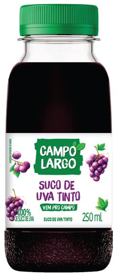 SUCO DE UVA CAMPO LARGO 250ML