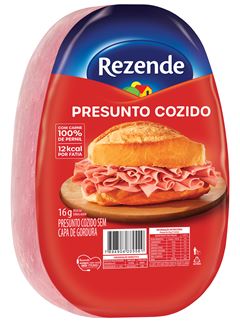 PRESUNTO COZIDO OVAL REZENDE KG - PEÇA APROX. 3,4KG